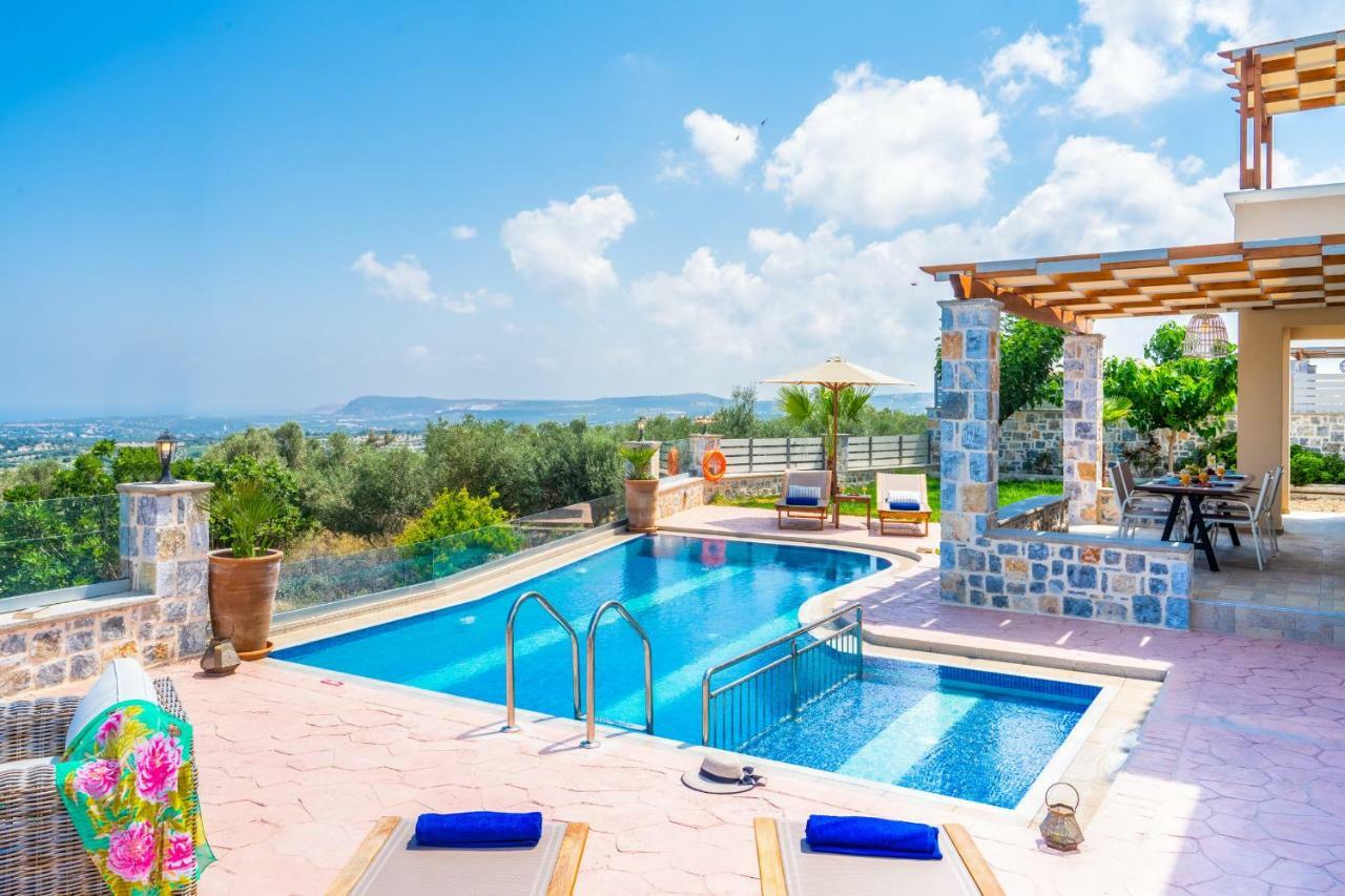 New Villa Kantifes 4 Families Or Couples With Private Pool & Bbq Kirianna Zewnętrze zdjęcie