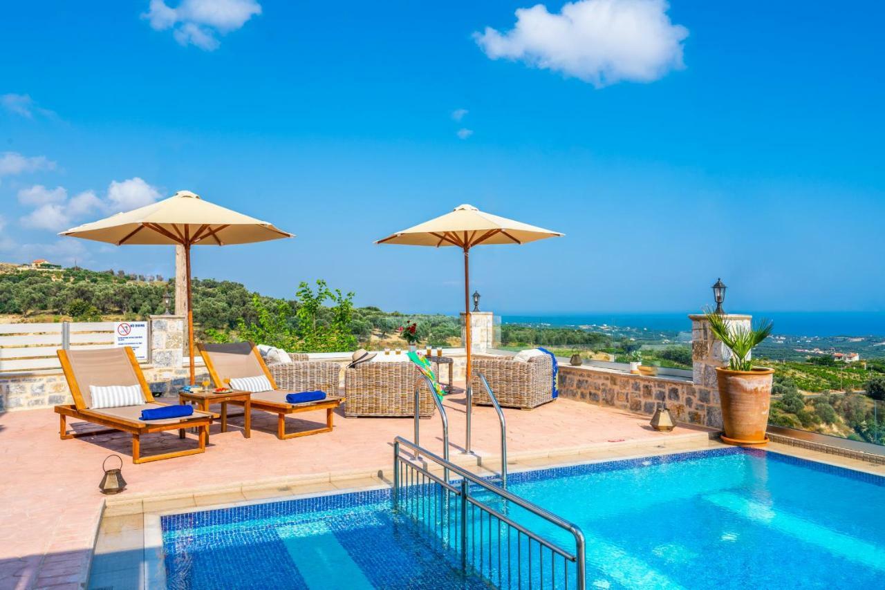 New Villa Kantifes 4 Families Or Couples With Private Pool & Bbq Kirianna Zewnętrze zdjęcie