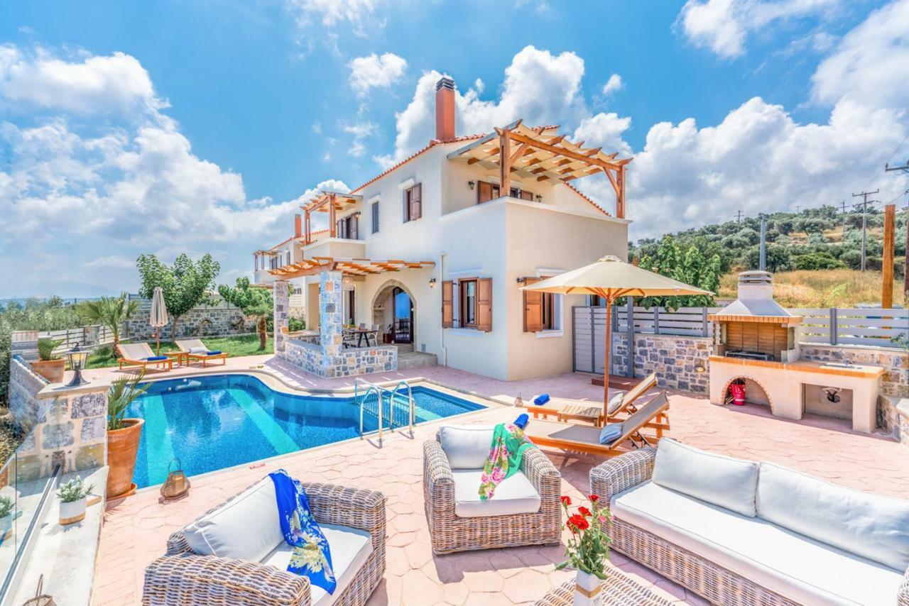 New Villa Kantifes 4 Families Or Couples With Private Pool & Bbq Kirianna Zewnętrze zdjęcie